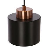 Lampa wisząca czarna Olena 31-78421