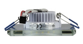 Chrome/white square LED ceiling light SSP-22 2263885