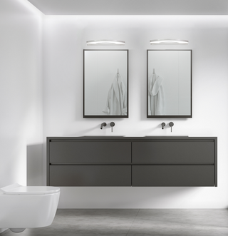 Badezimmer-Wandleuchte Chrom kaltweiß LED 5W 41cm Nike Candellux 20-37374