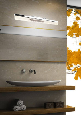 Badezimmer-Wandleuchte Chrom LED 10W 4000K verstellbar Valc Candellux 21-72870