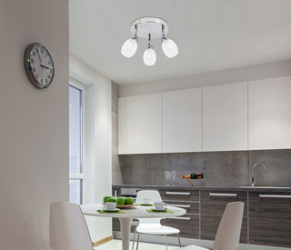 Lampa sufitowa Rico oprawa LED 3-punktowa do salonu metalowa