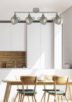 Wall lamp strip 4X50W GU10 concrete gray PENT 94-68071