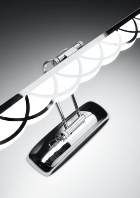 Aplică de perete baie cromată deasupra oglinzii LED 6W 4000K Move Candellux 21-72856