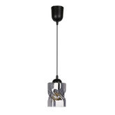 Black/smoke glass pendant lamp Felis 31-00118