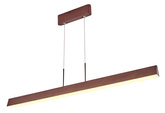 LED linear pendant lamp COCONUT minimalist lamp over table