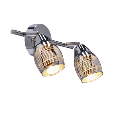 Wandlampenleiste 2X10W E14 LED Chrom MILTON 92-41265