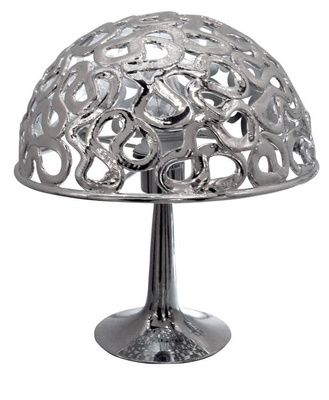 Lampe de table chrome champignon Lame 41-40056
