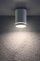Gray ceiling lamp 6.8x10cm GU10 15W Tube Candellux 2276007