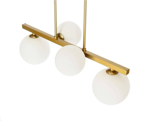 Hanging ceiling lamp brass 4xG9 Kama 34-73426