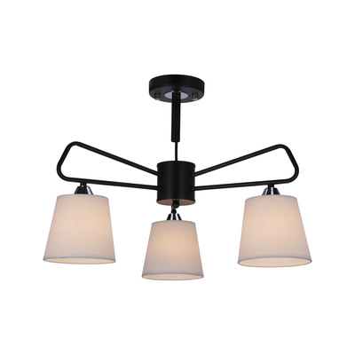 Plafonnier en métal noir et blanc Morley Ledea 50203091