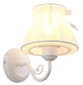 Aplica de perete abajur organza alb 1xE27 Zefir Candellux 21-73785