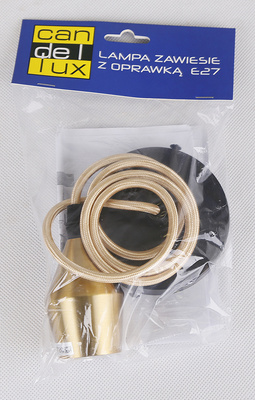 Sangle en métal doré E27 100cm 31-05519