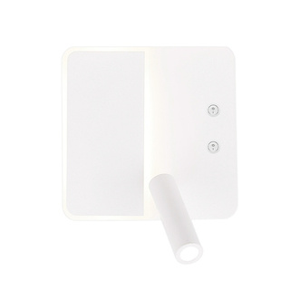 Applique LED blanche 6W avec liseuse orientable Alma Candellux 22-75994