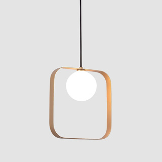Lampa suspendata patrata aurie Tula Ledea 50101073
