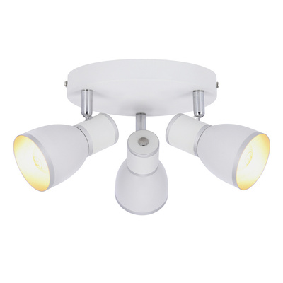 Plafonnier candellux fido 98-63397 plafond e14 blanc + chrome