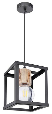 Ceiling lamp black Retro 31-00781