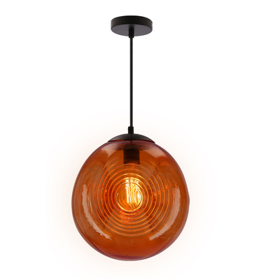 Plafonnier suspendu 1X60W E27 orange CLUB 31-51233