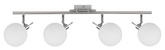 GHOST DECKENLAMPE SATIN 4X40W G9 WEISSER LAMPENSCHIRM