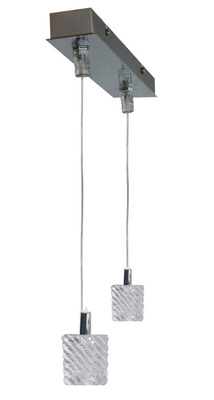 Candellux 32-16303 Tosca 2X40W G9 plafonnier chromé