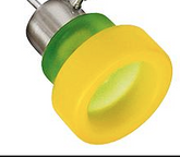 Abat-jour en verre blanc G9 Togo 71-76901