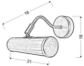 Aplică Candellux Renoir satin 22-94233 E14