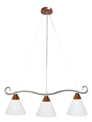 CANDELLUX CEILING LAMP SALE 33-27569 SALEM OVERhang 3X60W E27 SATIN NICKEL