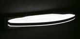 Bathroom wall lamp chrome cold white LED 5W 41cm Nike Candellux 20-37374