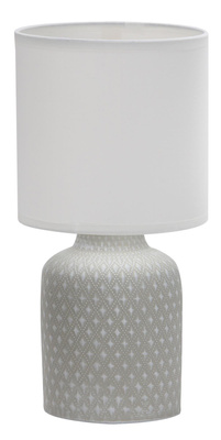 Lampe de table de chevet en céramique grise Iner Candellux 41-79886