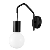 Aplica de perete cadru metalic mat negru Basso Candellux 21-70999