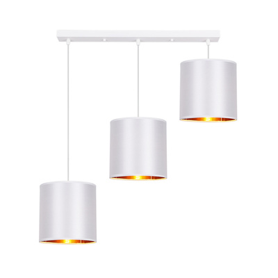 Hanging lamp white strip 3xE27 Atlanta 33-00651