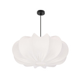 CAFEÉ  pendant lamp 52cm black 1x40W E27 shade latte