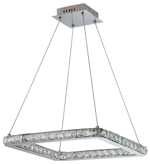 Lords Candellux 31-34854 plafoniera LED crom cu pandantiv cu cristale