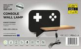 Wandleuchte Regal 5W LED Console Kids schwarz mit Kabel Candellux 21-19684