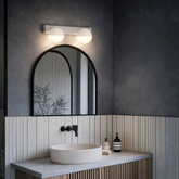 Kinkiet łazienkowy biały podwójny LED 3W 4000K Sing Candellux 22-72801