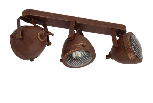 Plafoniera cu bandă rugină 3x40W GU10 Frodo Candellux 93-71088