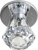 Ceiling luminaire candellux sk-32 ch g4 chrome cover ceiling. fixed crystal 20w g4 funnel