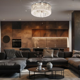 Candellux 30-02832 Luxor ampla 8*10W G4 Nickel Deckenleuchte