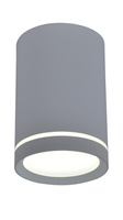 Plafonnier gris 6,8x10cm GU10 15W Tube Candellux 2276007