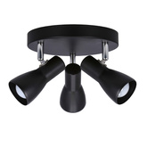Picardo 98-50793 verstellbare, mattschwarze Deckenleuchte