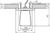 Plafoniera Candellux 2216853 G4