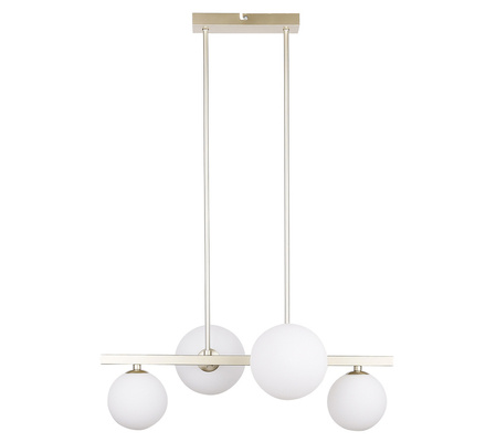 Hanging ceiling lamp brass 4xG9 Kama 34-73426