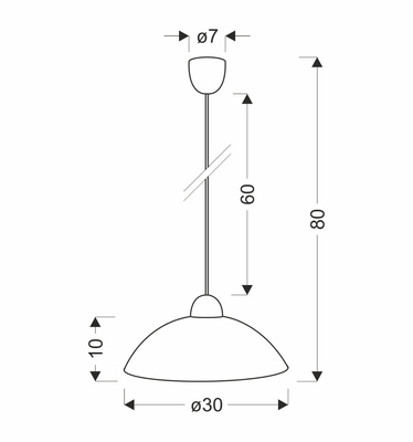 Alcara pendant lamp, white lampshade with pattern 31-16737