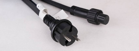 Cordon de lumină de exterior 5m distanță 0,25m 20x10W cablu negru Candellux 2570173