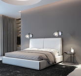 Applique murale applique 1X40W E14 noir + chrome MODO 91-61515