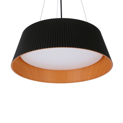 UMBRIA HÄNGELAMPE SCHWARZES HOLZ LED WEISSE LAMPE 31-24183