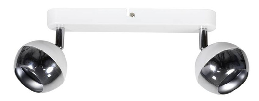 Bingo Strip 2 X Max 50W Gu10 Blanc/Chrome Sans Ampoules