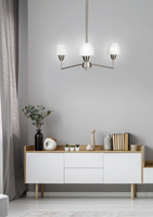 Lampa wisząca sufitowa 3X40W G9 Nikiel mat TOGO 33-10639