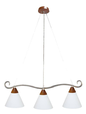 CANDELLUX DECKENLEUCHTE SALE 33-27569 SALEM Überhang 3X60W E27 SATIN-NICKEL