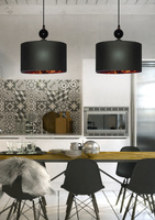 Lampa wisząca czarna miedziana Melba 31-39385