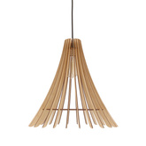 Eco 1 Hängelampe 1x40 E27 Lampenschirm aus Holz